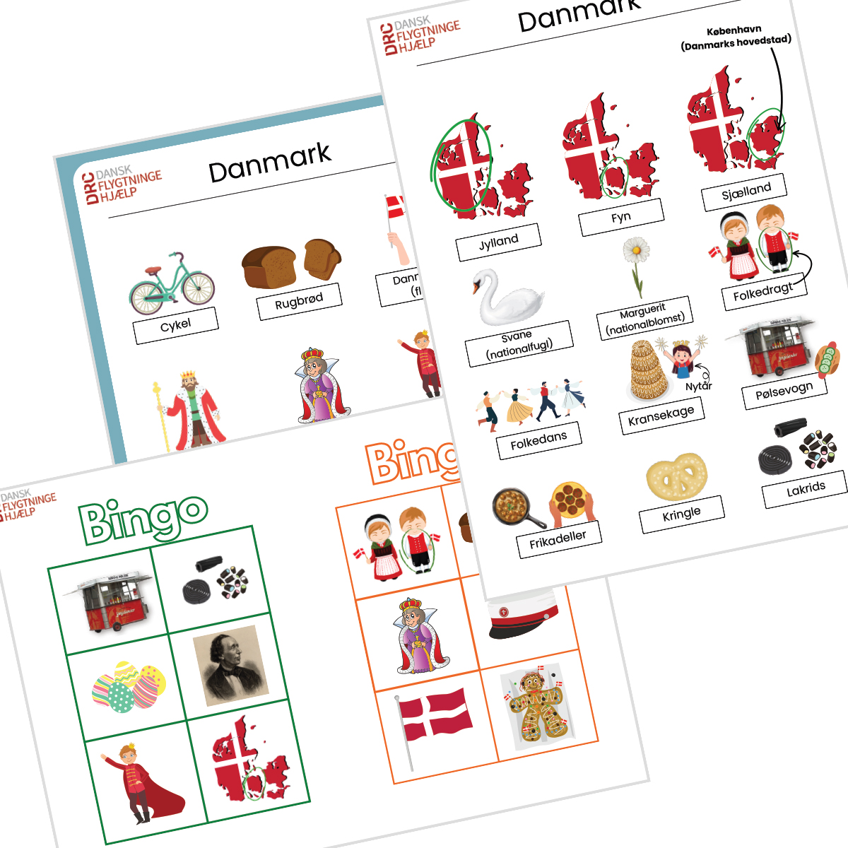 Åbn link til Øvelser til sprogtræning: Danske traditioner