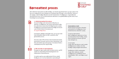 Åbn link til Proces ved indhentning af børneattest