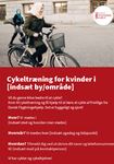 Skabeloner til cykeltræning: Plakat | Flyer | Opslag SoMe